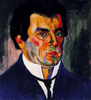 Kazimir Malevich : Self Portrait